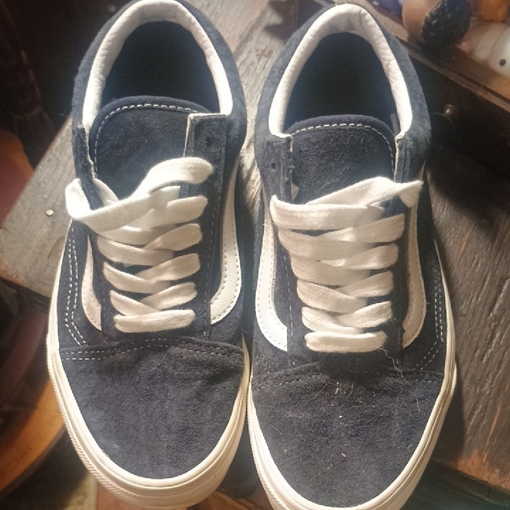 WOMENS NAVY BLUE VANS ECO DRY WATER REPELLENT SNEAKERS